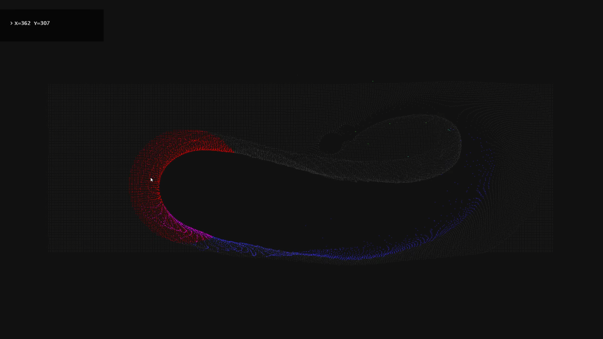 Mouse cursor effect. K012