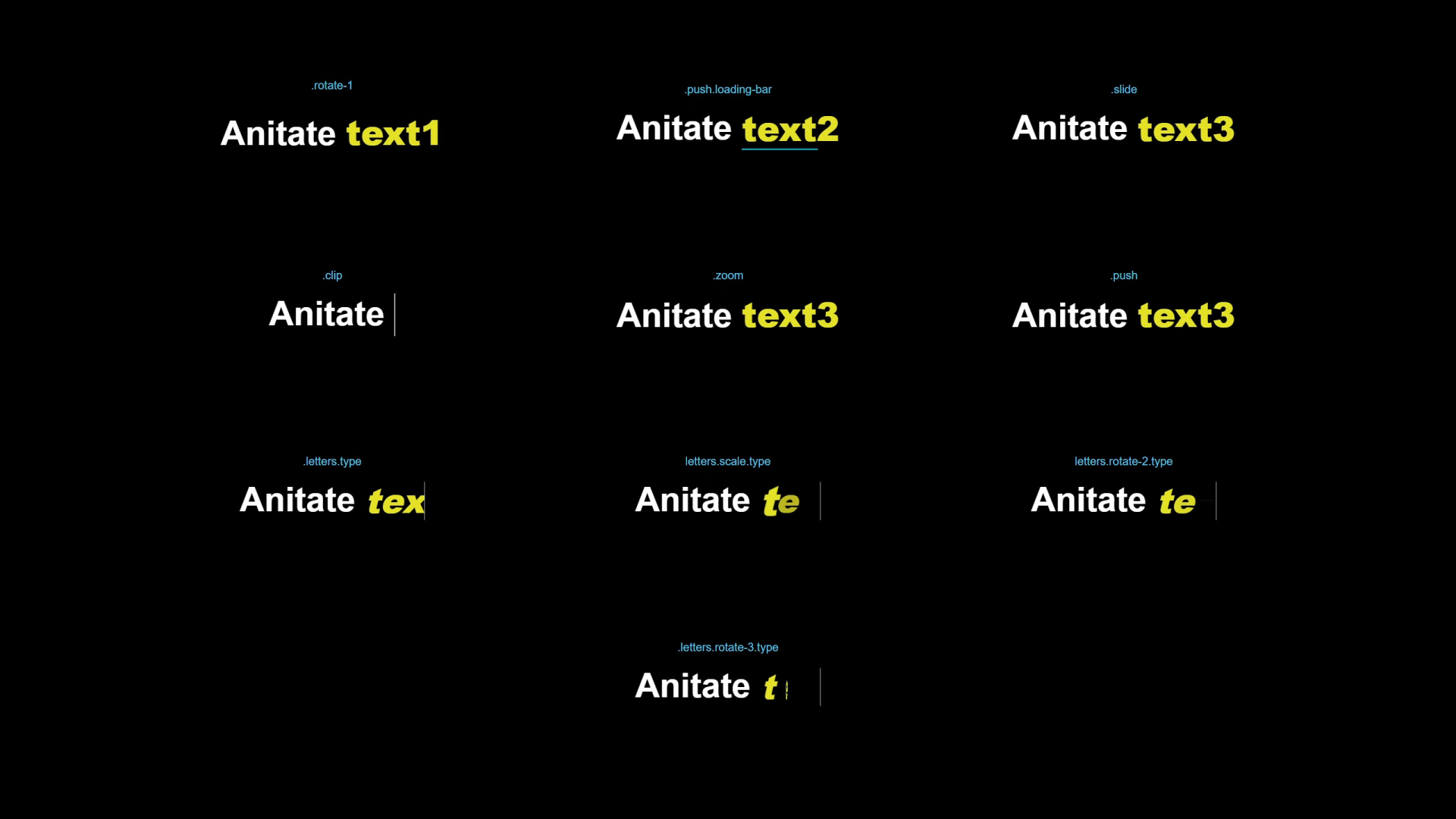 Text effect. T002